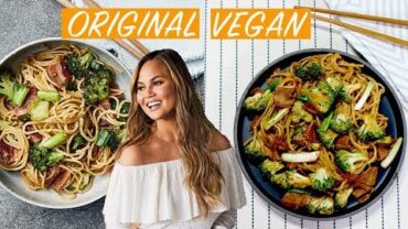 VIDEO: Chrissy Teigen’s Pad Thai Carbonara Recipe Made Vegan | The Edgy Veg