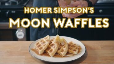 VIDEO: Binging with Babish: Homer Simpson’s Patented Space Age Out-Of-This-World Moon Waffles