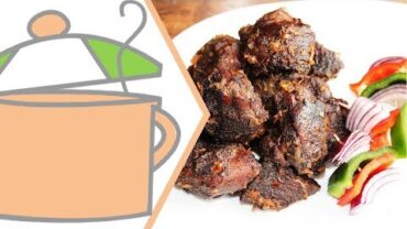 VIDEO: Nigerian Small Chops 3: Nigerian Asun (Peppered Goat Meat) | Flo Chinyere