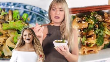 VIDEO: CHRISSY TEIGEN’S THAI DRUNKEN NOODLES MADE VEGAN | RECIPE | The Edgy Veg