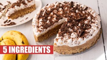 VIDEO: 5 INGREDIENT BANOFFEE PIE | EASY VEGAN LOCK DOWN DESSERT