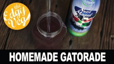 VIDEO: Homemade Gatorade Recipe w/ Nutri Maqui | The Edgy Veg