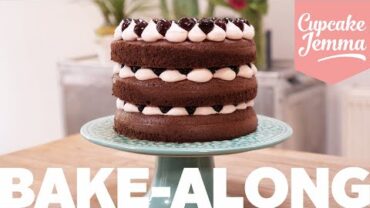 VIDEO: Black Forest Cake Bake Along | Cupcake Jemma