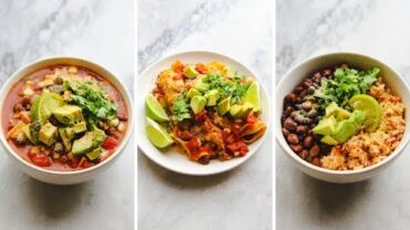 VIDEO: Easy 5 Minute Vegan Meals 🌯  (Microwave Only)