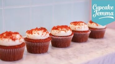 VIDEO: Vegan Red Velvet Cupcake recipe | Cupcake Jemma