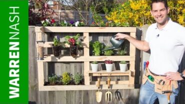 VIDEO: Building a Pallet Vertical Garden – Easy DIY by Warren Nash