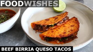 VIDEO: Beef Birria Queso Tacos with Consomé – Food Wishes