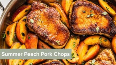 VIDEO: Summer Peach Pork Chops #shorts