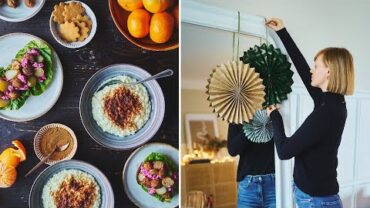 VIDEO: Getting Ready for Christmas Vlog | Vegan Swedish Christmas Food and Decoration DIY