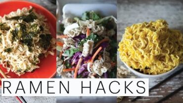 VIDEO: 3 BACK-TO-SCHOOL DORM ROOM HACKS FOR RAMEN | Kylie Jenner | Asian Salad | Mac n Cheese | Edgy Veg