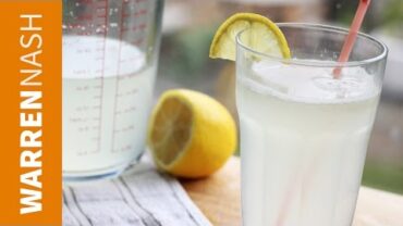 VIDEO: How to make Lemonade – Just 3 ingredients & homemade – Recipes by Warren Nash