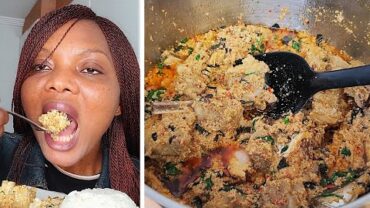 VIDEO: COOK WITH ME: EGUSI STEW | The Best Nigerian Stew for Lovers of Ofe Akwu
