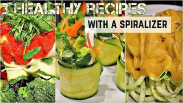 VIDEO: 3 EASY HEALTHY RECIPES W/ A SPIRALIZER ♥ Cheap Lazy Vegan