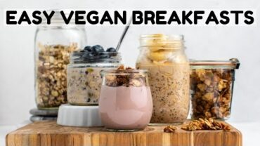 VIDEO: Easy Vegan Breakfast Ideas (Dorm Room Friendly!)