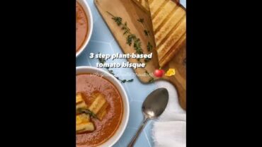 VIDEO: Super Creamy Vegan Tomato Bisque