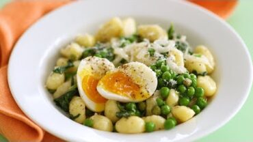 VIDEO: Gnocchi with Peas and Eggs- Everyday Food with Sarah Carey