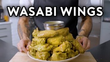 VIDEO: Binging with Babish: Wasabi Buffalo Wings from The Simpsons