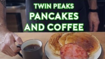 VIDEO: Binging with Babish: Twin Peaks Pancakes & Coffee (feat. Cocktail Chemistry)