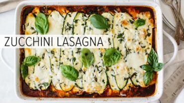 VIDEO: ZUCCHINI LASAGNA | the best zucchini lasagna recipe