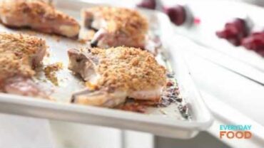 VIDEO: Crispy Apricot Pork Chops | Everyday Food with Sarah Carey