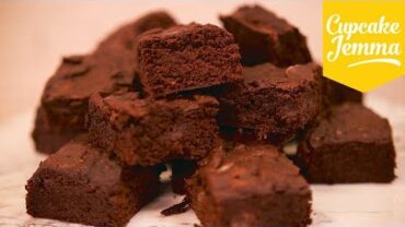 VIDEO: VEGAN VEGAN VEGAN Chocolate Brownies! | Cupcake Jemma