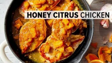 VIDEO: HONEY CITRUS CHICKEN BREASTS | from my healthy meal prep cookbook!