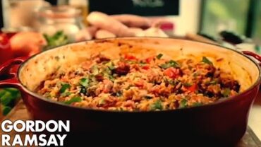 VIDEO: Delicious Spicy Rice With Sausage | Gordon Ramsay