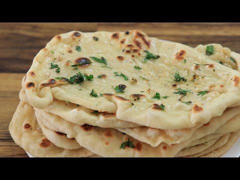 VIDEO: Garlic Naan Bread Recipe |How to Make Naan Bread - Cooking Videos TV