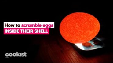 VIDEO: How to scramble eggs in their shell: a tasty and funny experiment to make golden eggs