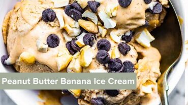 VIDEO: Peanut Butter Banana Ice Cream