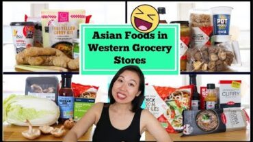 VIDEO: ASIAN FOODS IN WESTERN GROCERY STORES HAUL!! | VEGAN