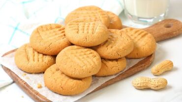 VIDEO: 4 Ingredient Peanut Butter Cookies | Healthy Dessert | Vegan & Gluten Free | 20 Minute Recipe