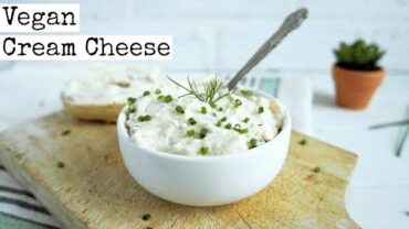 VIDEO: Vegan Cream Cheese | Chive and Onion | How To