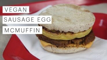 VIDEO: Vegan Recipe: Egg McMuffin Breakfast Sandwich | Edgy Veg