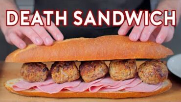 VIDEO: Binging with Babish 4 Million Subscriber Special: Death Sandwich from Regular Show