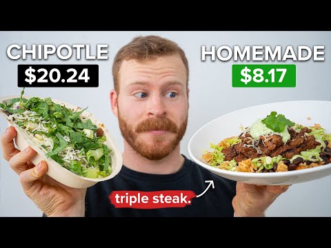 VIDEO: Can I Make Chipotle’s Burrito Bowl Cheaper, Healthier, And ...