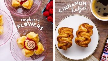 VIDEO: Try These 8 Simple Techniques to Make Impressive Puff Pastry Treats!! DIY Desserts by So Yummy