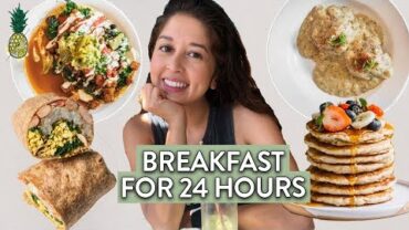 VIDEO: Eating Only Breakfast Foods for 24 Hours (Challenge)