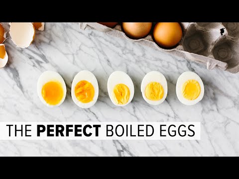 VIDEO: PERFECT BOILED EGGS (EVERY TIME) | hard boiled eggs + soft ...