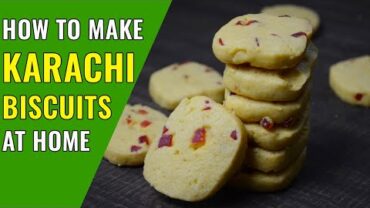 VIDEO: How to make Karachi biscuits at home – Eggless Karachi biscuits recipe step by step