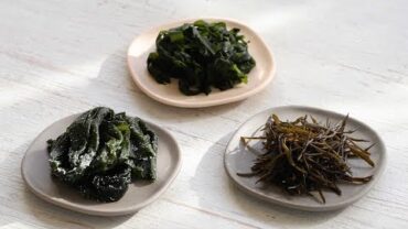 VIDEO: 😷미세먼지 심할 때 꼭 드세요! 해조류 손질과 보관 l 미역, 다시마, 톳 활용요리 : How to Trim and Store Seaweed [아내의 식탁]