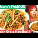 VIDEO: My Mom Makes the BEST VEGAN JAPCHAE, Korean Glass Noodle Stir Fry Recipe