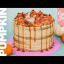 VIDEO: Super Squishy, Spiced Pumpkin Layer Cake | Cupcake Jemma