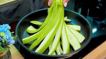 VIDEO: Zucchini ist schmackhafter als Fleisch, so lecker, dass ich sie jeden Tag essen möchte! ASMR Rezepte