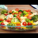 VIDEO: Ich mache diesen Gemüse Auflauf jedes Wochenende! Leckeres Rezept für Blumenkohl mit Brokkoli!