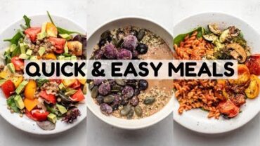 VIDEO: What I Eat in a Day: Quick & Easy Vegan Meals