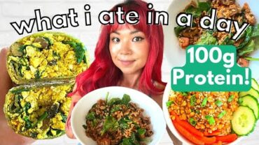 VIDEO: What I Ate in a Day (~100g of Protein!) + CURRENT FITNESS ROUTINE