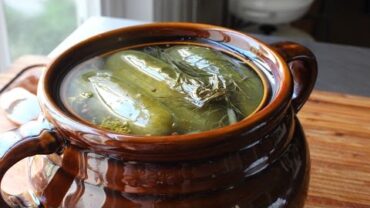 VIDEO: Homemade Dill Pickles – How to Make Naturally Fermented Pickles