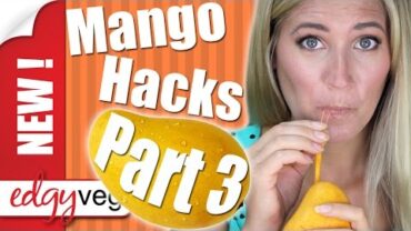 VIDEO: How to Cut a Mango: Indian Juice Box Style | Edgy Veg