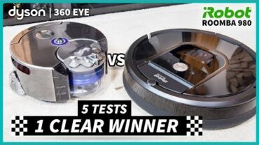 VIDEO: Roomba 980 vs Dyson 360 Eye – 5 Tests, One CLEAR Winner – #Ad Warren Nash